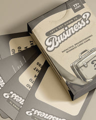 Let's Get Down to Business